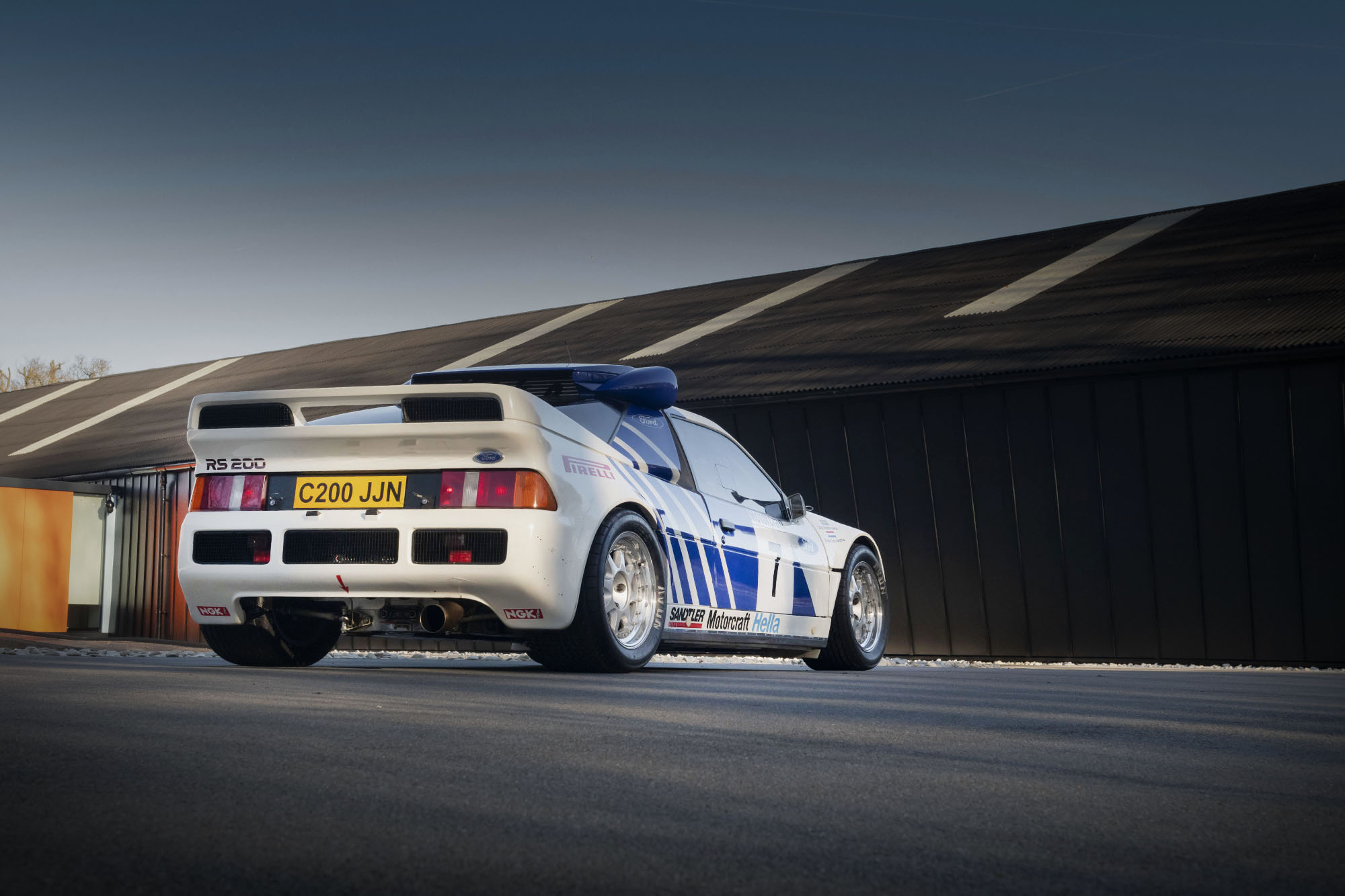 1986 ford rs200 ex-works 1986 dutch and west euro championship